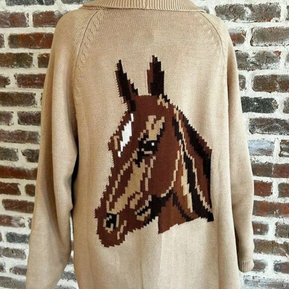 Sweater, Equine Embrace Jacquard - Picture 1 of 4